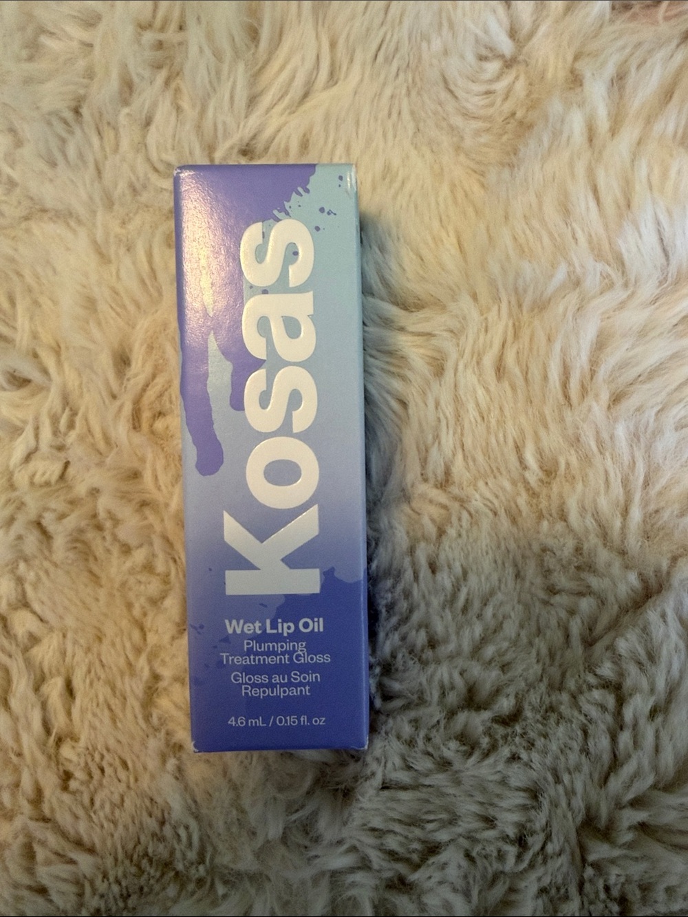 Kosas Wet Lip Oil plumping Treatment Gloss in Malibu cool surfy pink